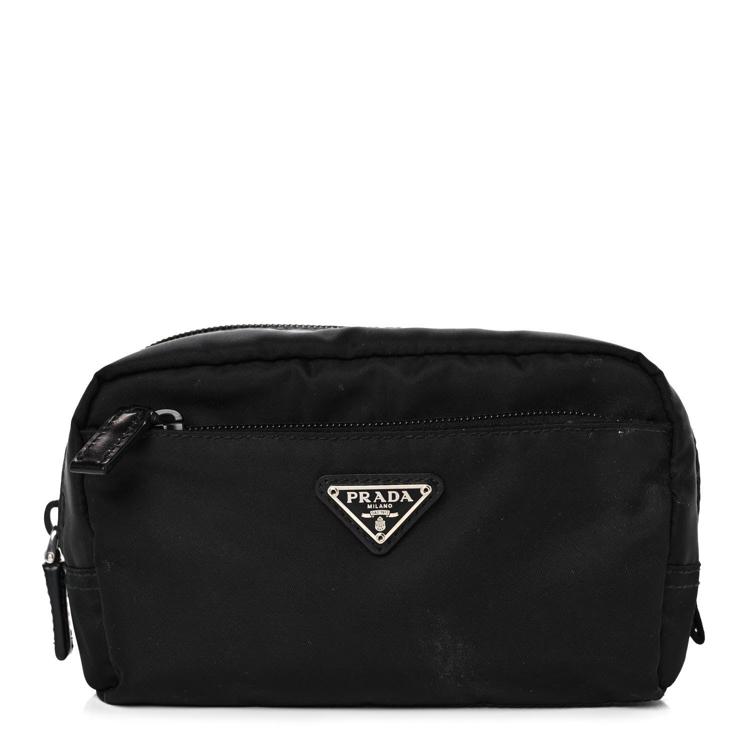 Prada Nylon Vela Cosmetic Pouch Black 1 of 12