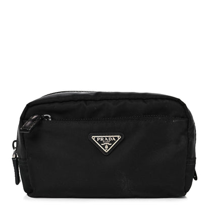 Prada Nylon Vela Cosmetic Pouch Black 1 of 12