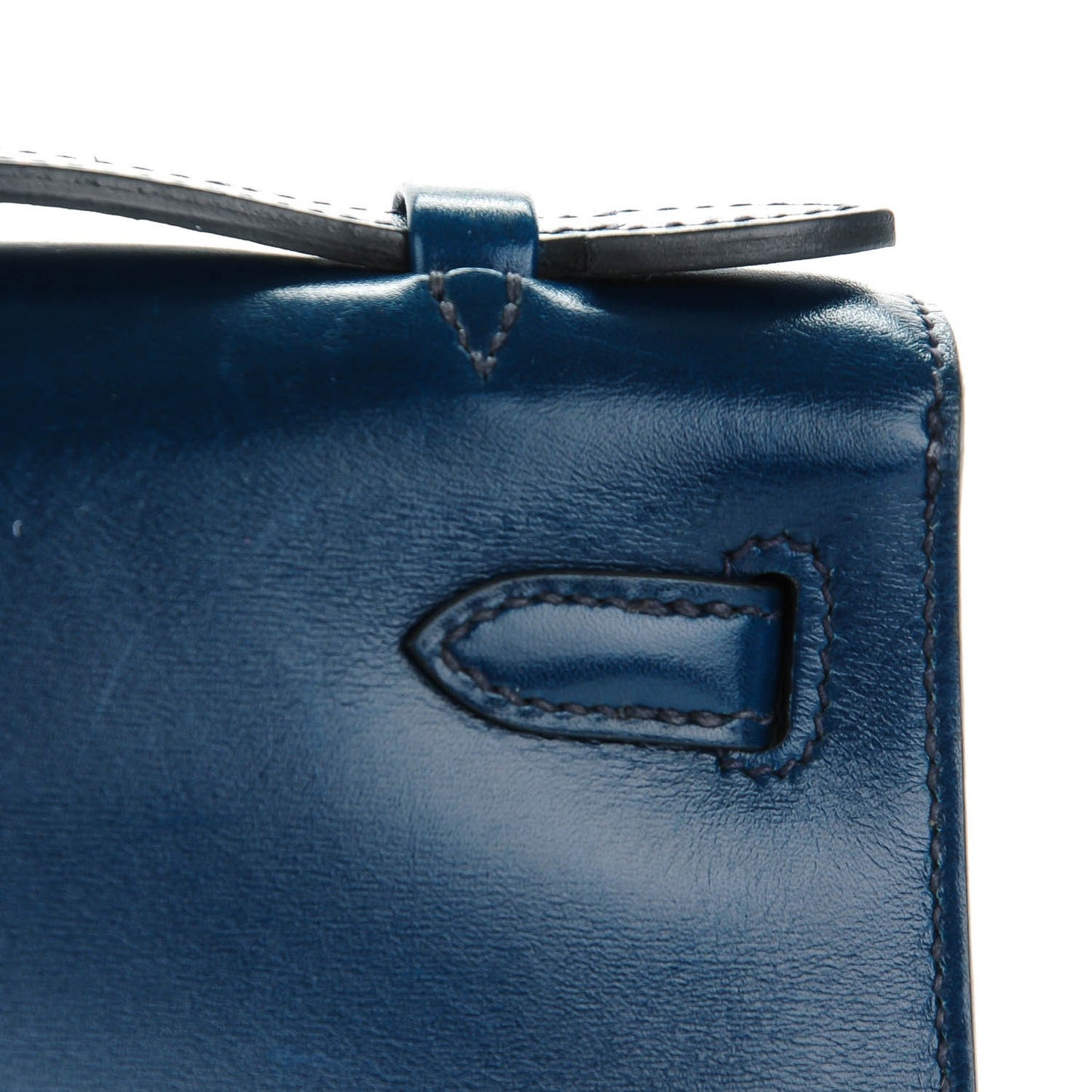 Box Kelly Pochette Bleu De Prusse