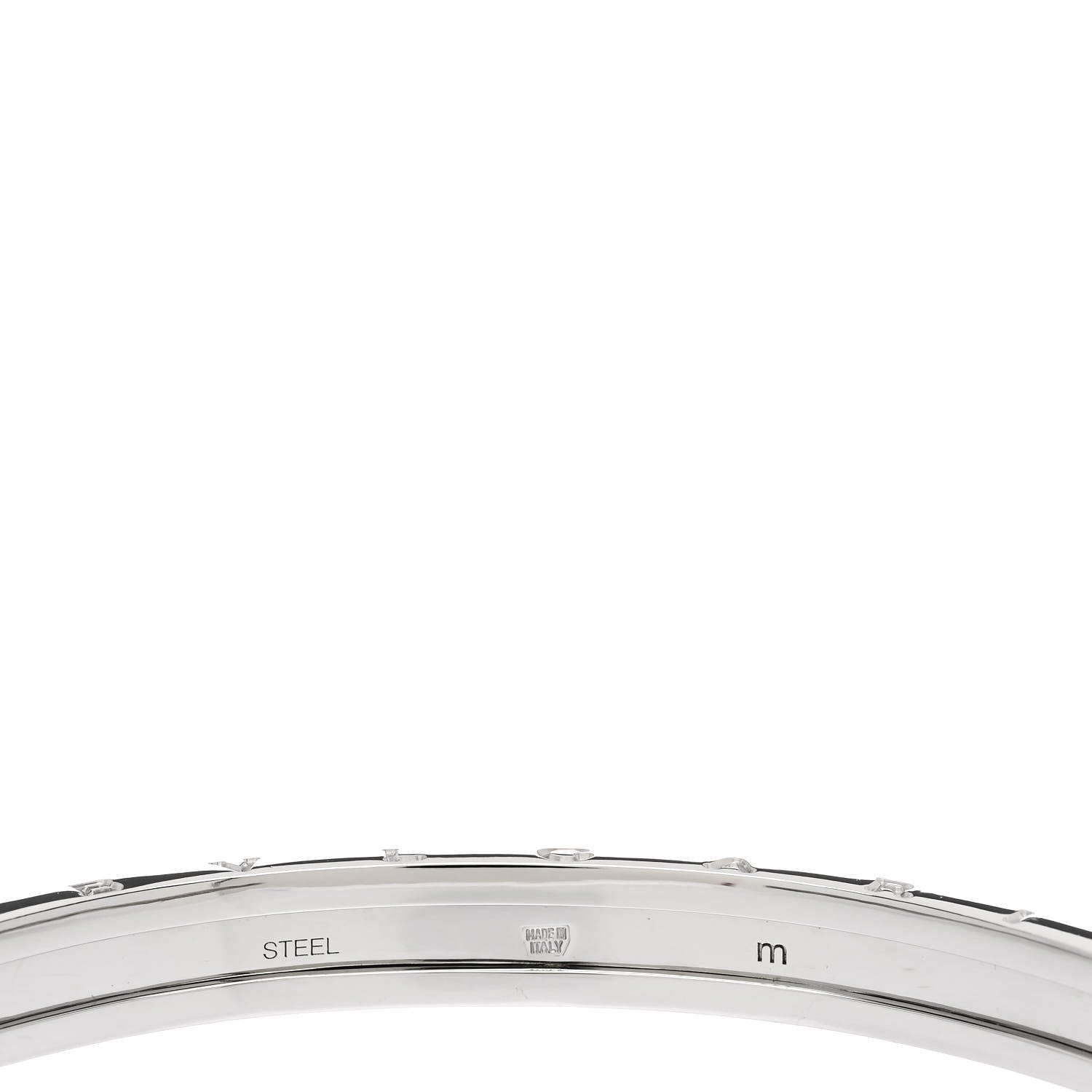 Bulgari 18K Rose Gold Stainless Steel B.Zero1 Cuff Bracelet M 3 of 3