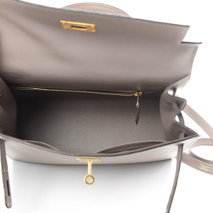 Hermes Epsom Kelly Sellier 28 Gris Asphalte 5 of 11