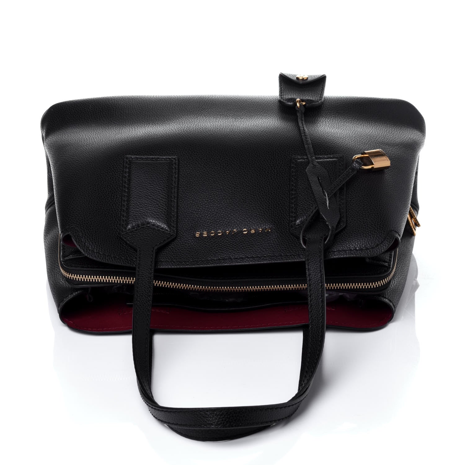 Marc Jacobs Pebbled Calfskin Editor Shopping Tote Black 11 of 12