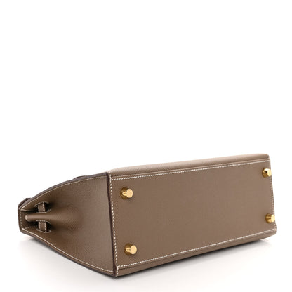 Hermes Epsom Kelly Sellier 25 Etoupe 4 of 11