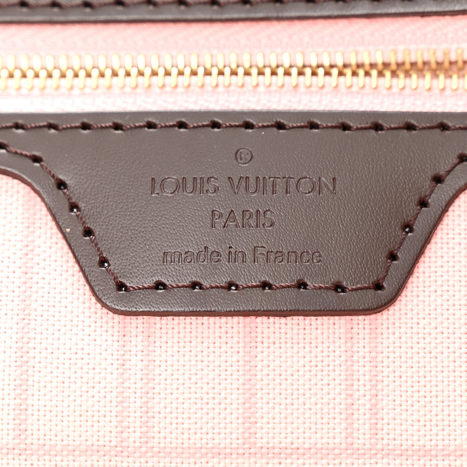 Louis Vuitton Damier Ebene Neo Neverfull MM Rose Ballerine 6 of 9