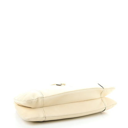 Gucci Calfskin Drawstring Hobo White 4 of 10
