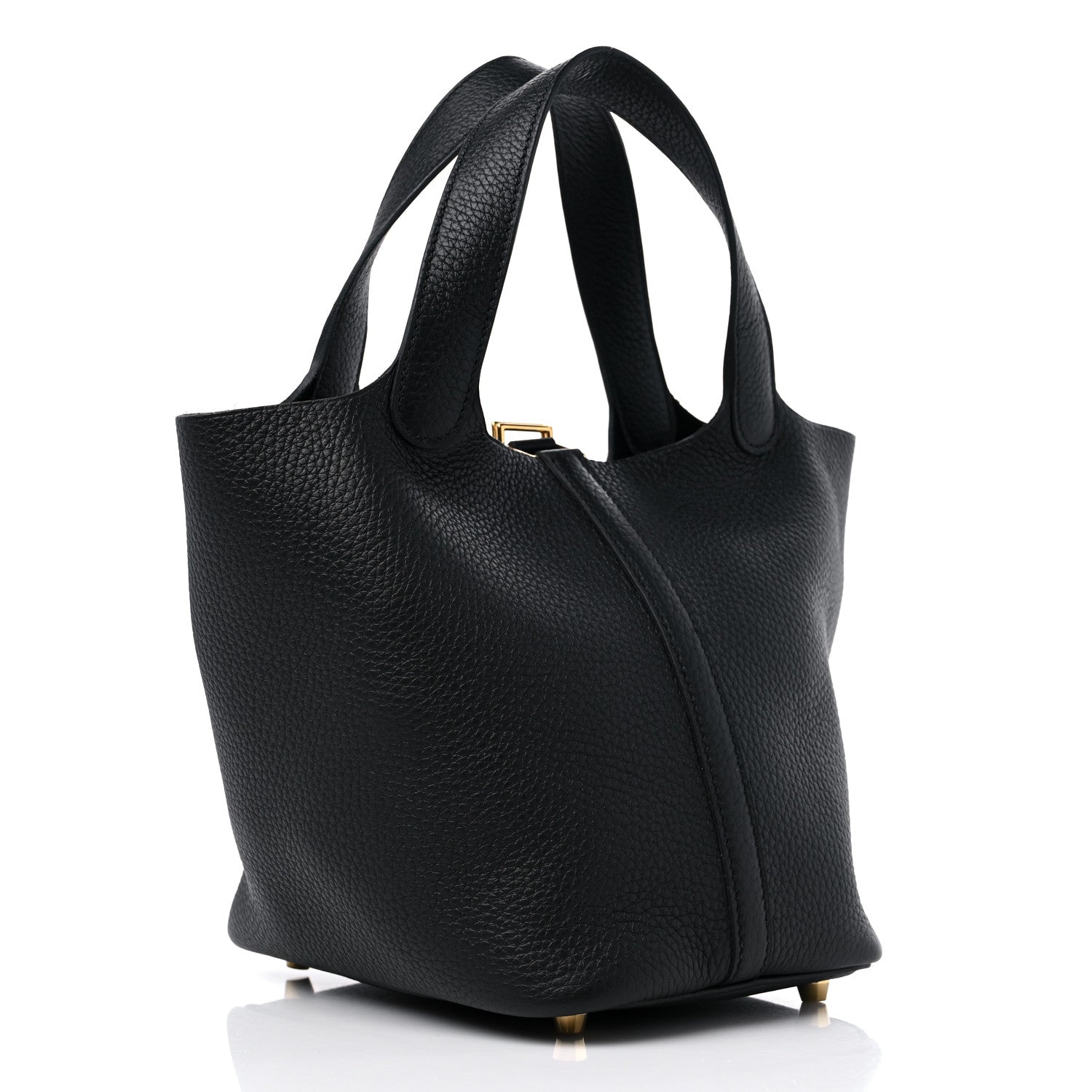 Hermes Taurillon Clemence Picotin Lock 18 PM Black 3 of 10