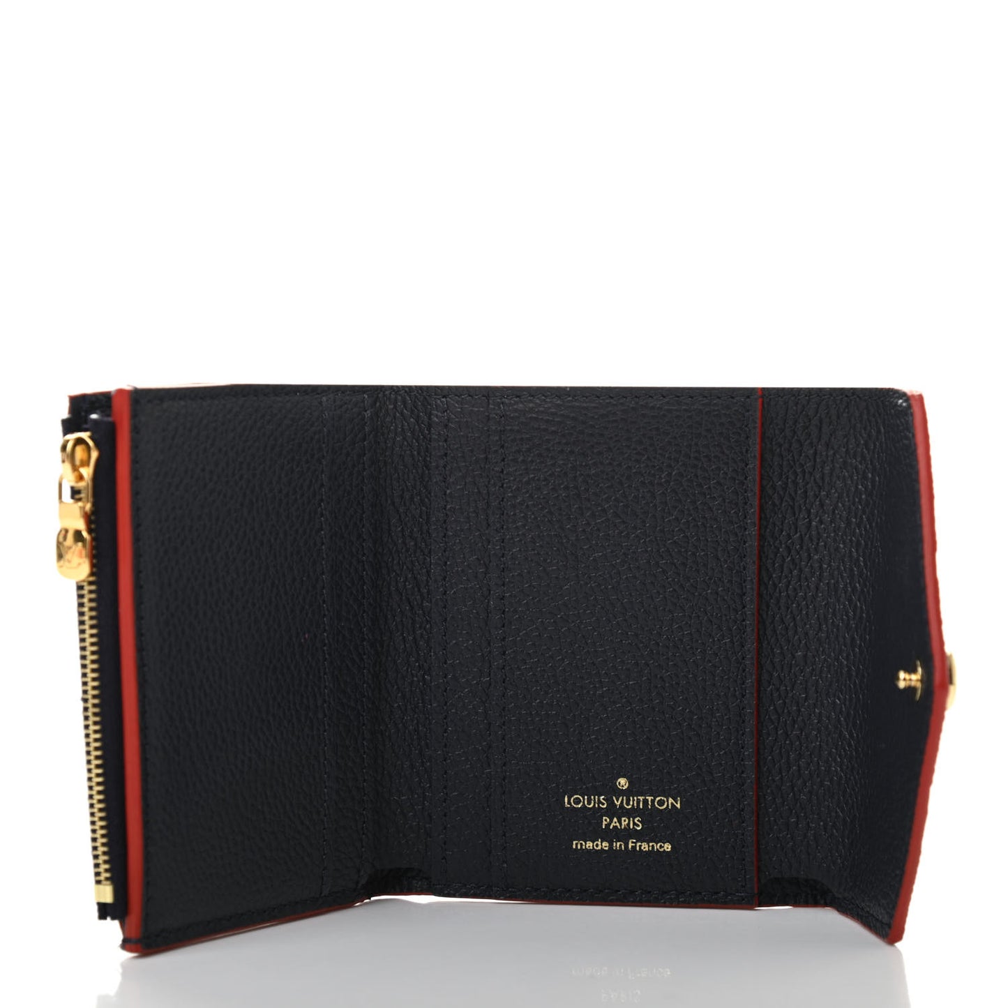 Empreinte Zoe Wallet Marine Rouge