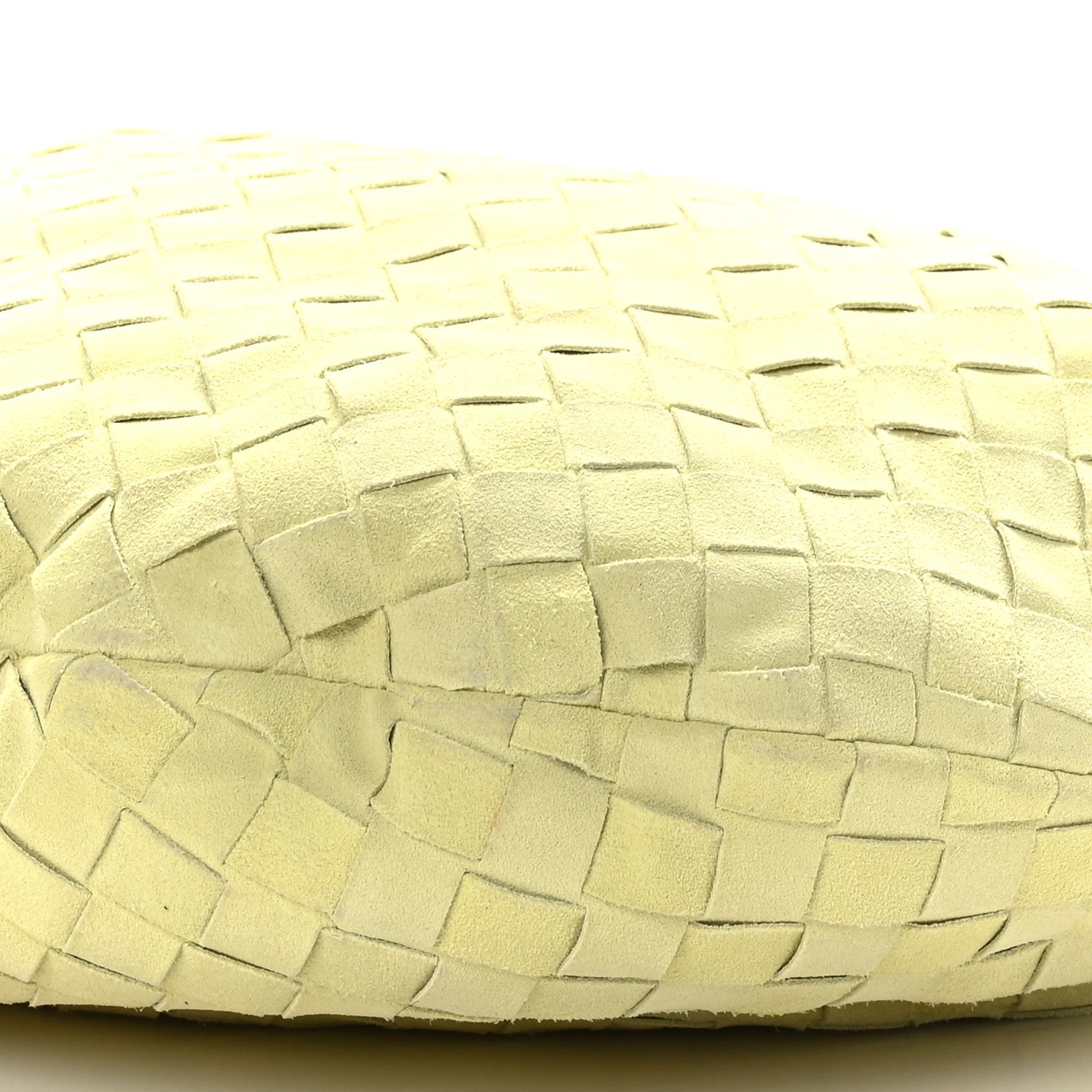 Bottega Veneta Suede Calfskin Intrecciato Teen Jodie Hobo Lemon Wash 8 of 8