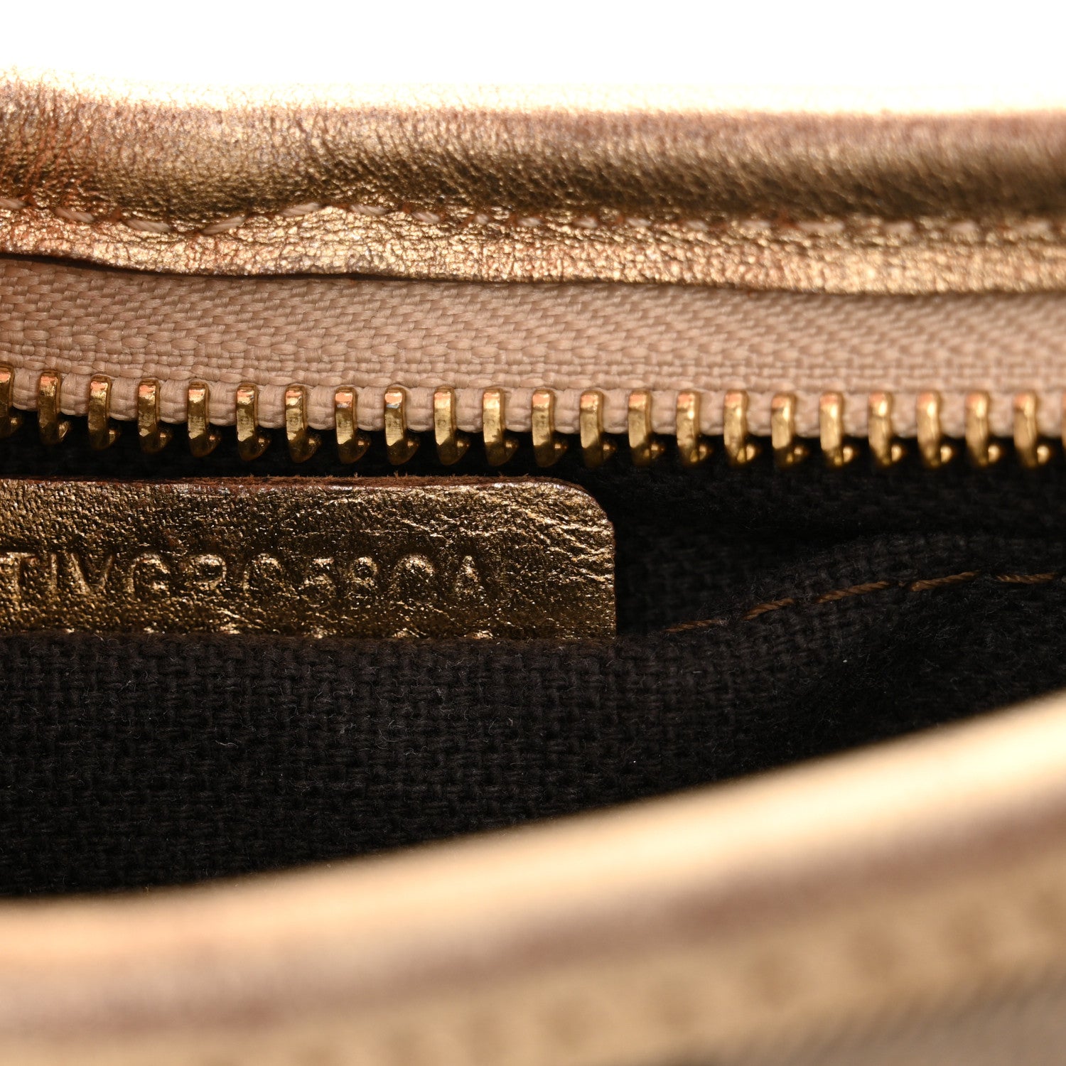 Burberry Haymarket Check Perforated Crossbody Gold 14 of 14