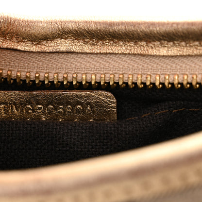 Burberry Haymarket Check Perforated Crossbody Gold 14 of 14