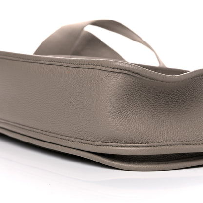 Hermes Taurillon Clemence Evelyne III PM Gris Asphalte 9 of 14
