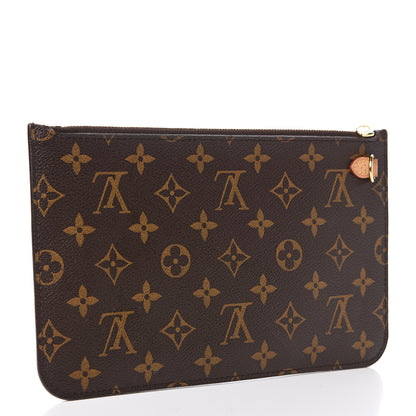 Louis Vuitton Monogram Neverfull MM GM Pochette 2 of 9