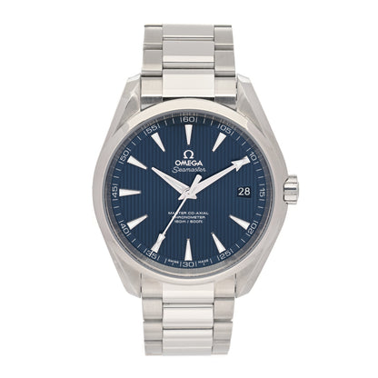 Omega Stainless Steel 42mm Seamaster Aqua Terra Master Co-axial Automatic Watch Blue 231.10.39.21.03.002 1 of 4