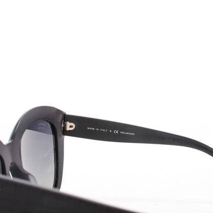 Chanel Tweed Effect CC Polarized Butterfly Signature Sunglasses 5332-A Black 5 of 6