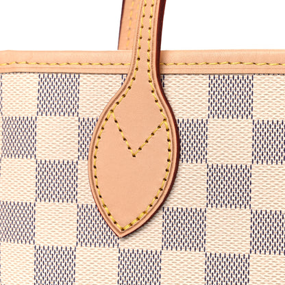 Louis Vuitton Damier Azur Neo Neverfull MM Rose Ballerine 11 of 11