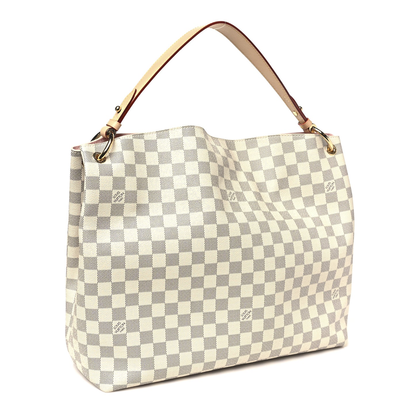 Damier Azur Graceful MM Rose Ballerine