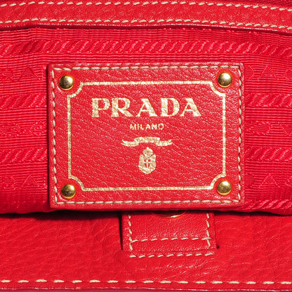 Prada Vitello Daino Hobo Fuoco 7 of 12