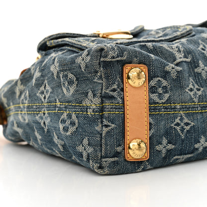 Louis Vuitton Monogram Denim Baggy PM Blue 8 of 14
