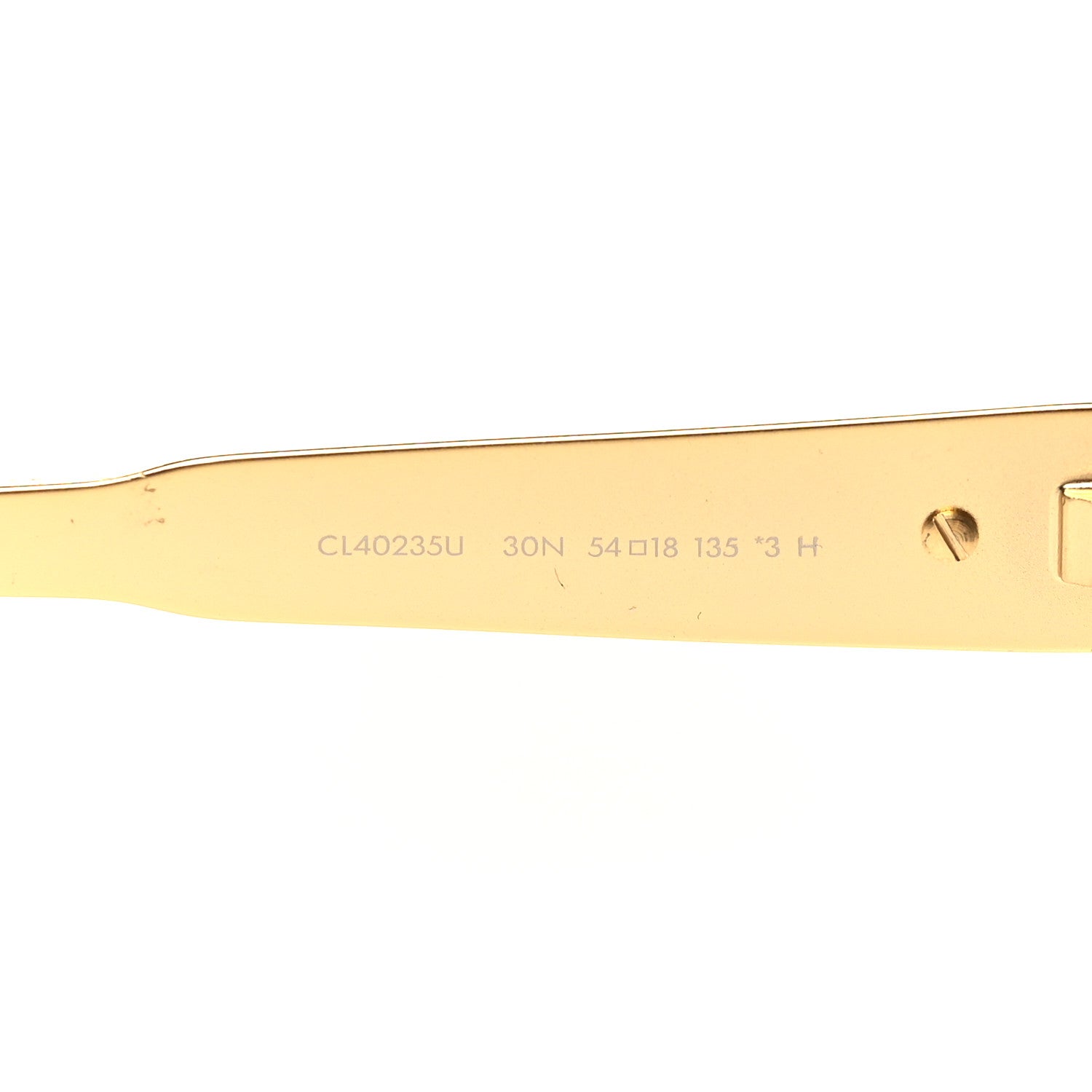 Celine Metal Triomphe 01 Sunglasses CL40235U Gold Green 6 of 7