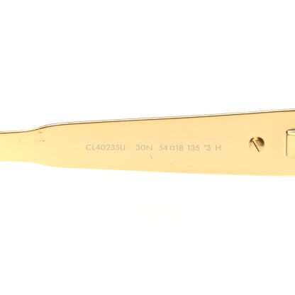 Celine Metal Triomphe 01 Sunglasses CL40235U Gold Green 6 of 7