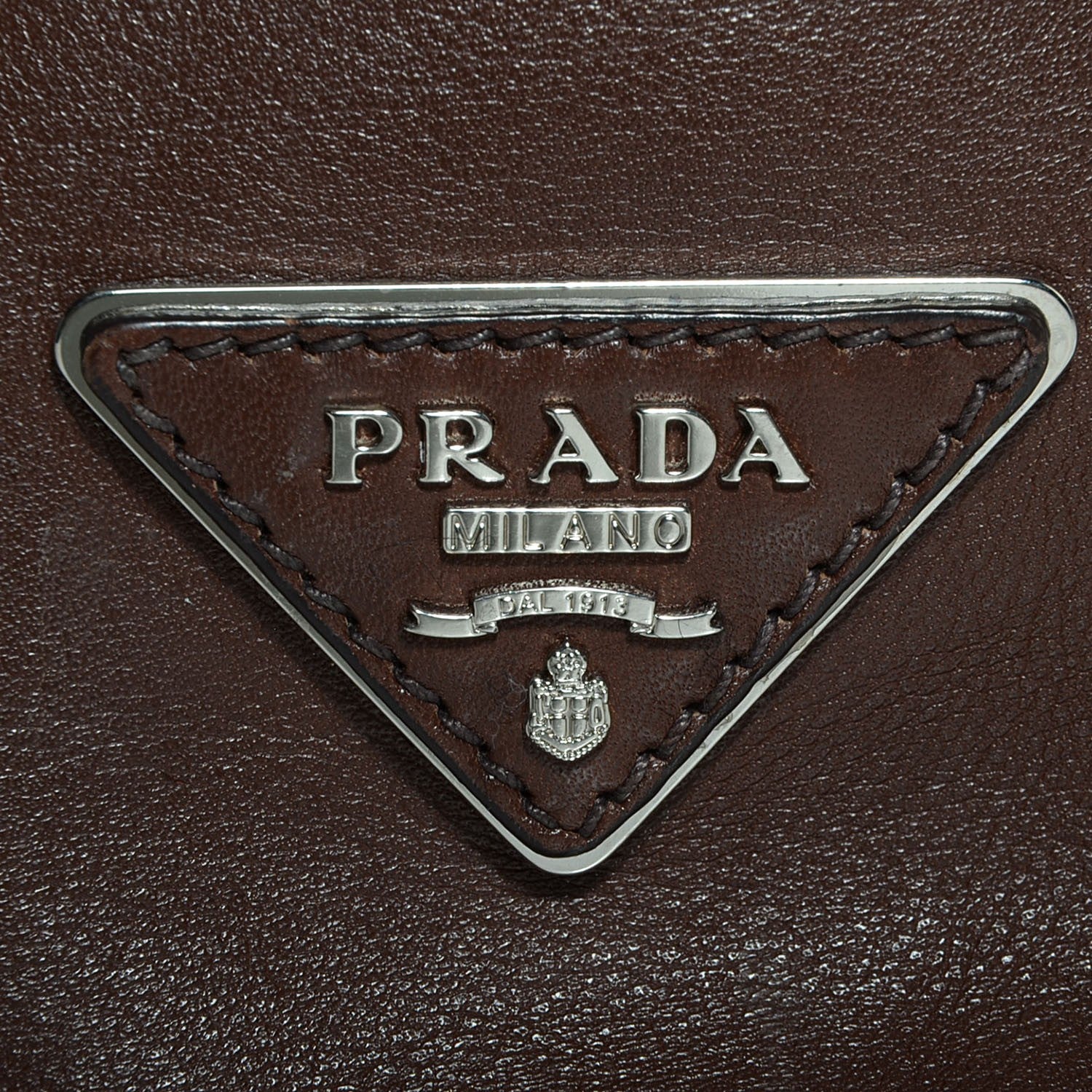 Prada Soft Calf Hobo Bruciato 11 of 11
