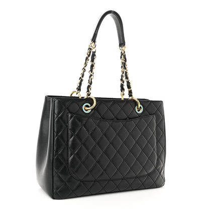 Chanel Caviar Quilted Grand Shopping Tote GST Black 3 of 11