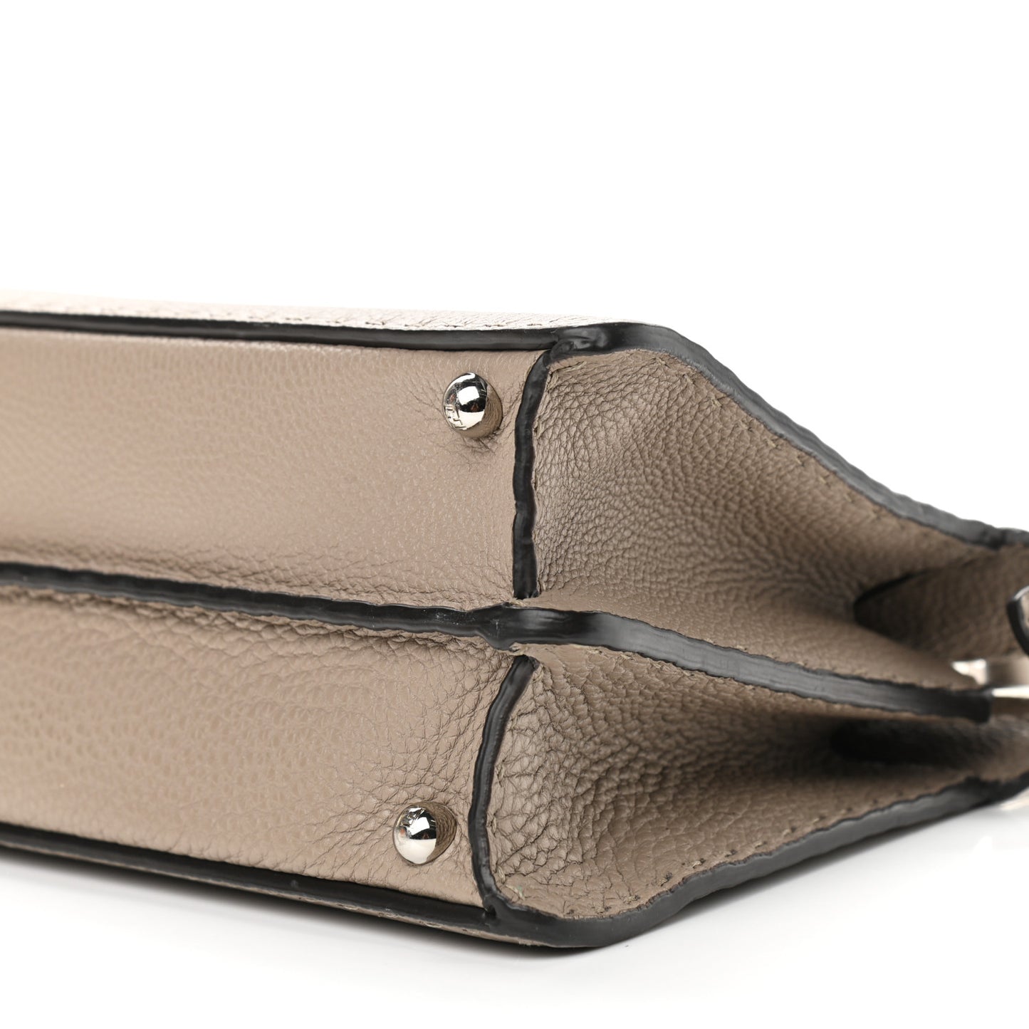 Cuoio Romano Selleria Chamois Small Peekaboo I SEE U Satchel Corda Camelia Cipria
