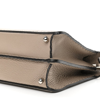 Fendi Cuoio Romano Selleria Chamois Small Peekaboo I SEE U Satchel Corda Camelia Cipria 8 of 8