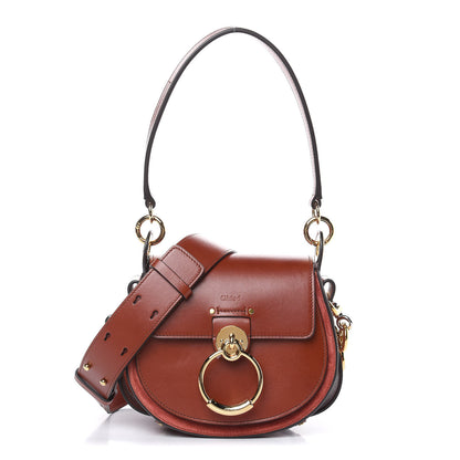 Chloe Calfskin Small Tess Bag Sepia Brown 1 of 9