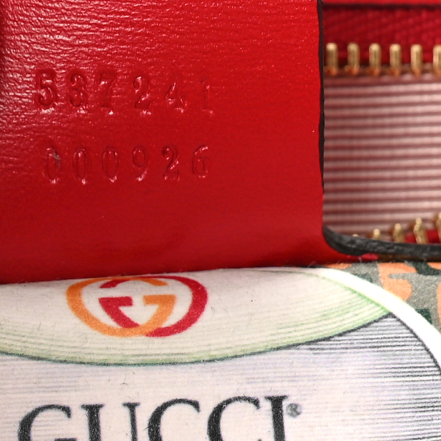 Gucci Vitello Palmellato Lux Crystal Medium Rajah Shoulder Bag Hibiscus Red Multicolor 7 of 9