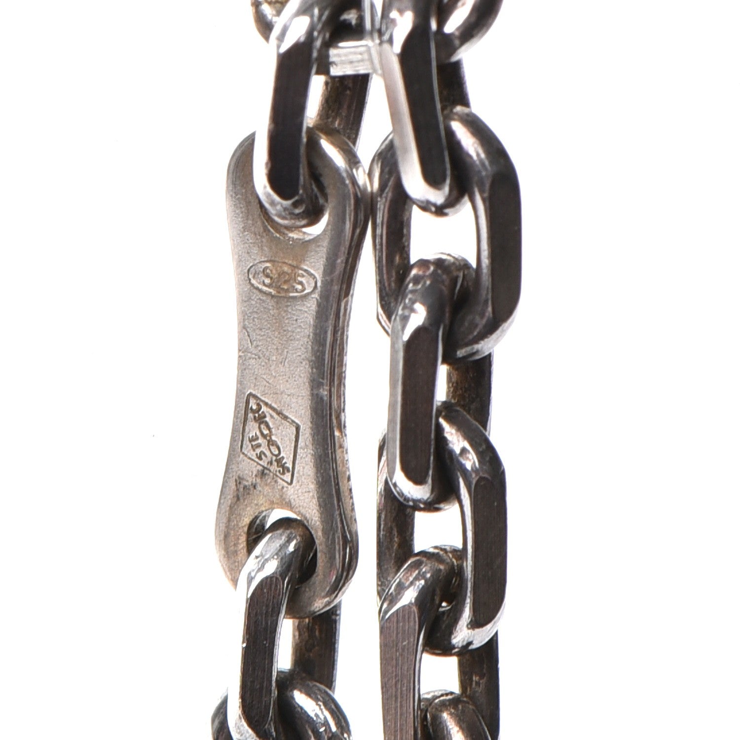 Hermes Swift Panda Key Chain Bag Charm Black White 4 of 7