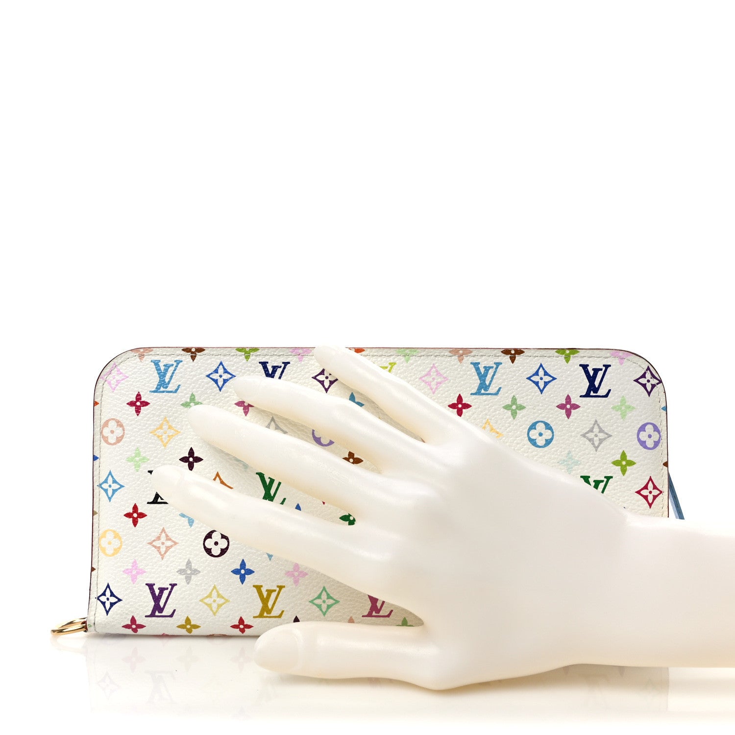 Louis Vuitton Monogram Multicolor Insolite Wallet White Raisin 2 of 6