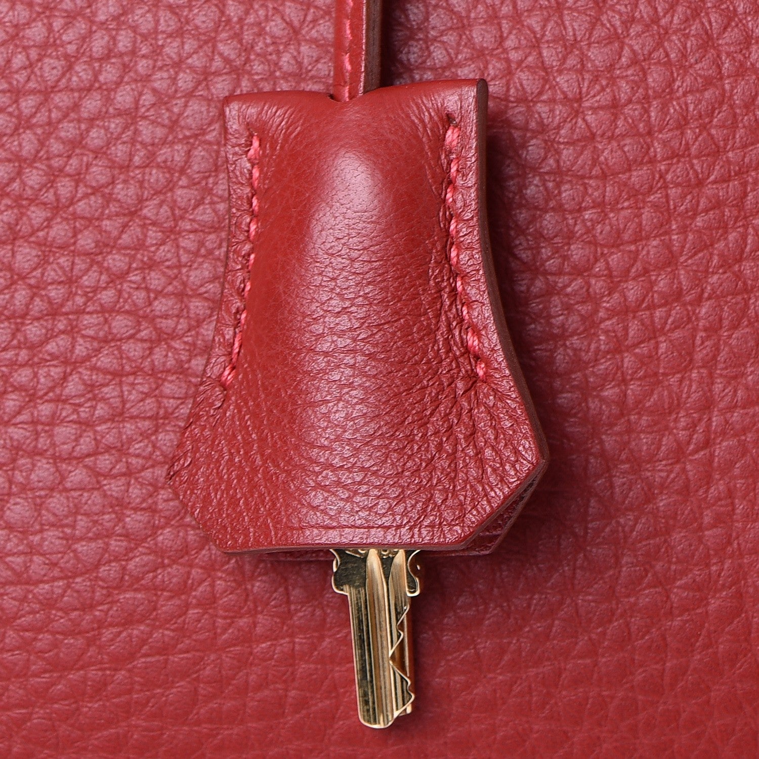 Hermes Taurillon Clemence Birkin 40 Rouge Casaque 33 of 46