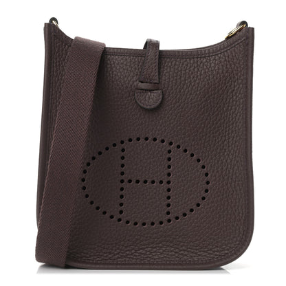 Hermes Taurillon Clemence Evelyne TPM Rouge Sellier 1 of 10