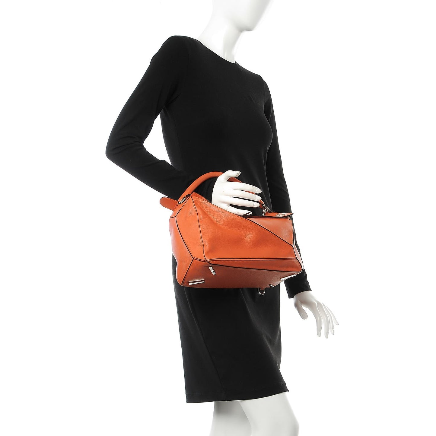 Calfskin Puzzle Bag Orange