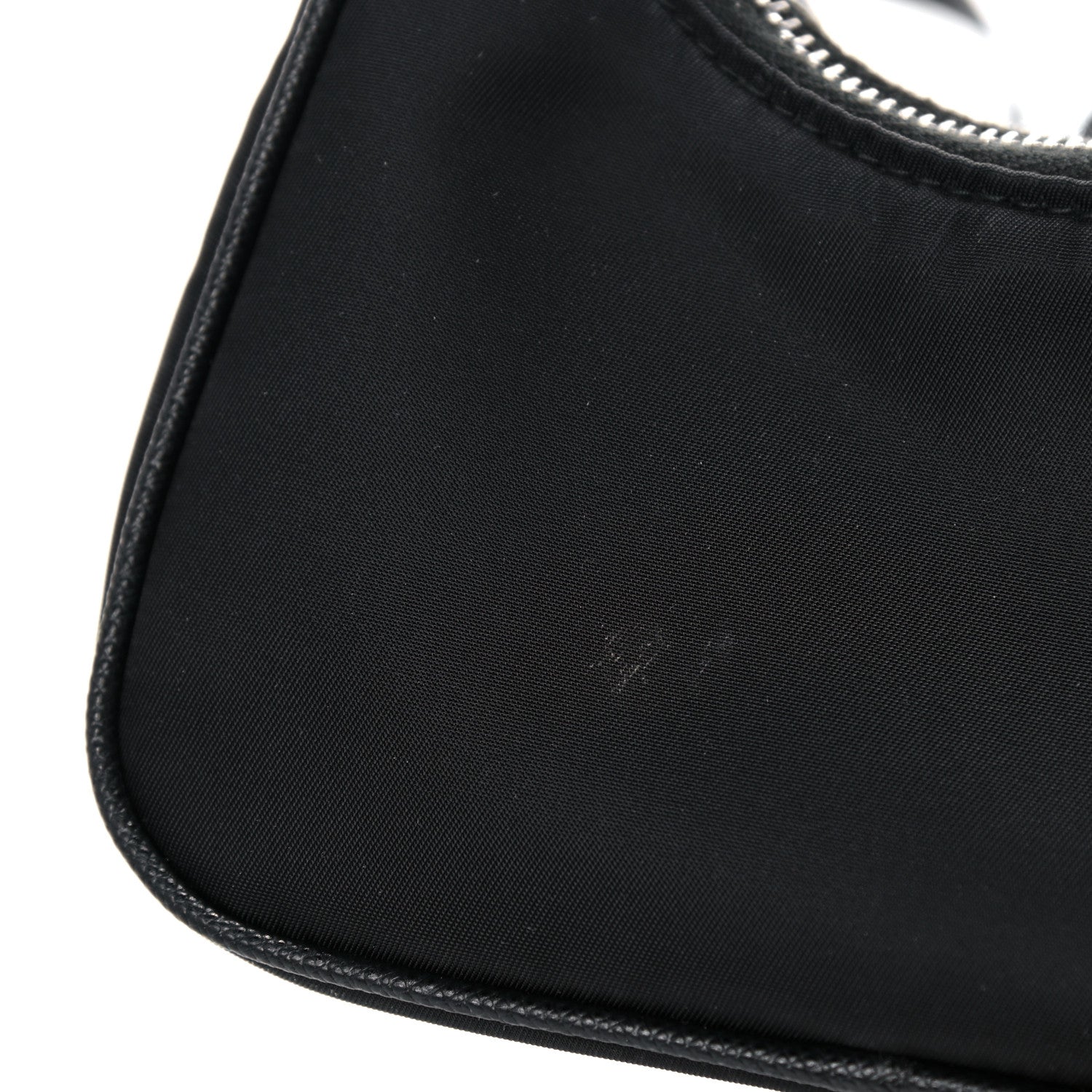 Prada Tessuto Nylon Mini Re-Edition 2000 Shoulder Bag Black 12 of 13