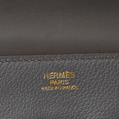 Hermes Evercolor Pliplat 33 Clutch Etain 6 of 8