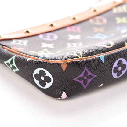 Louis Vuitton Monogram Multicolor Pochette Accessories Black 10 of 13