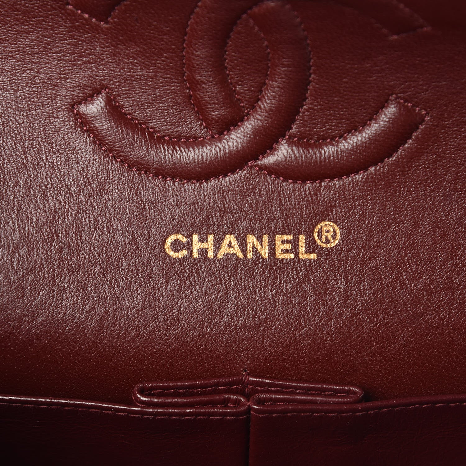 Chanel Lambskin Quilted Medium Double Flap Black 6 of 9