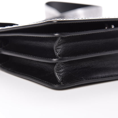 Alaia Calfskin Arabesque Studded Medium Franca Crossbody Black 5 of 8