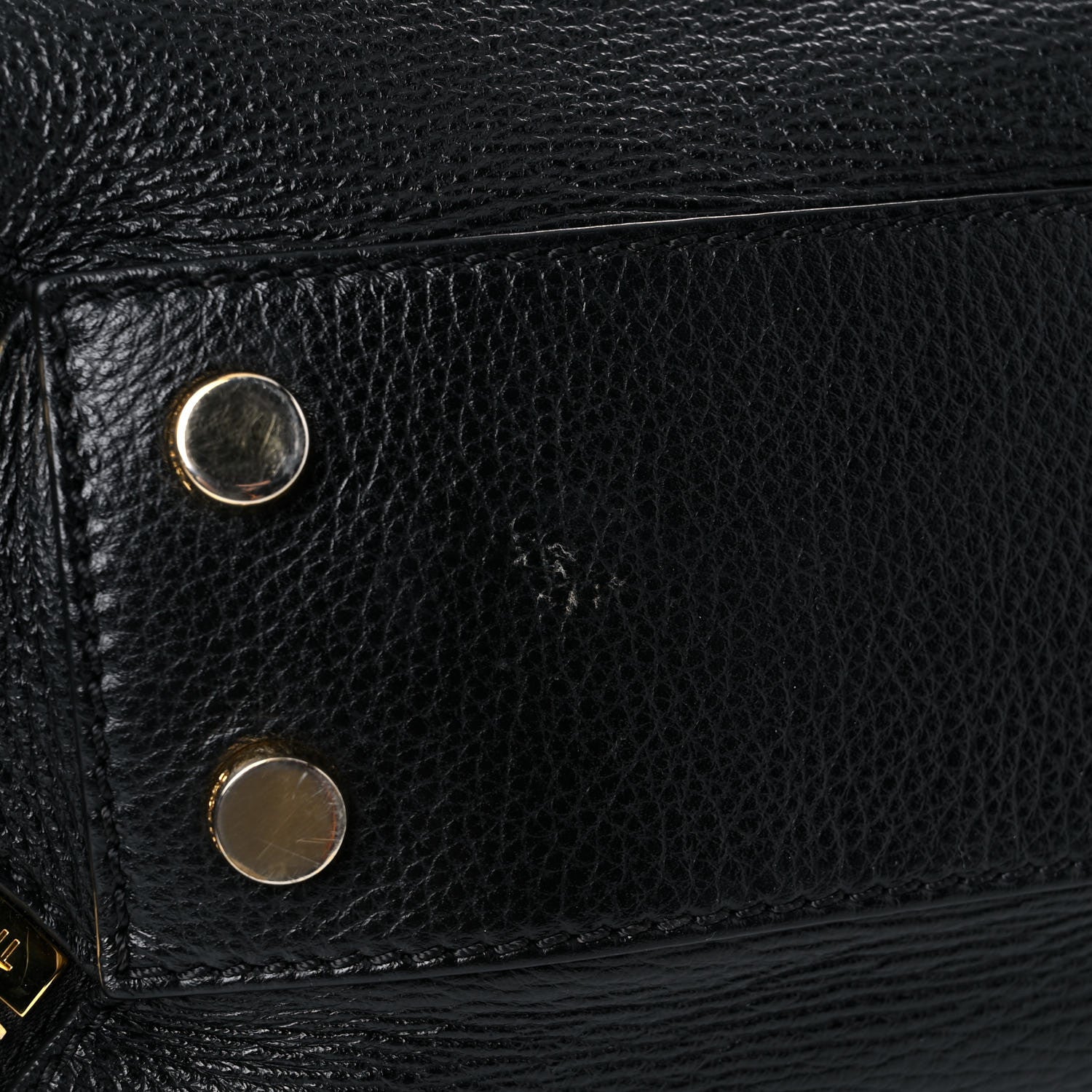 Tom Ford Grained Calfskin Sedgwick Medium Zipper Tote Black 17 of 20
