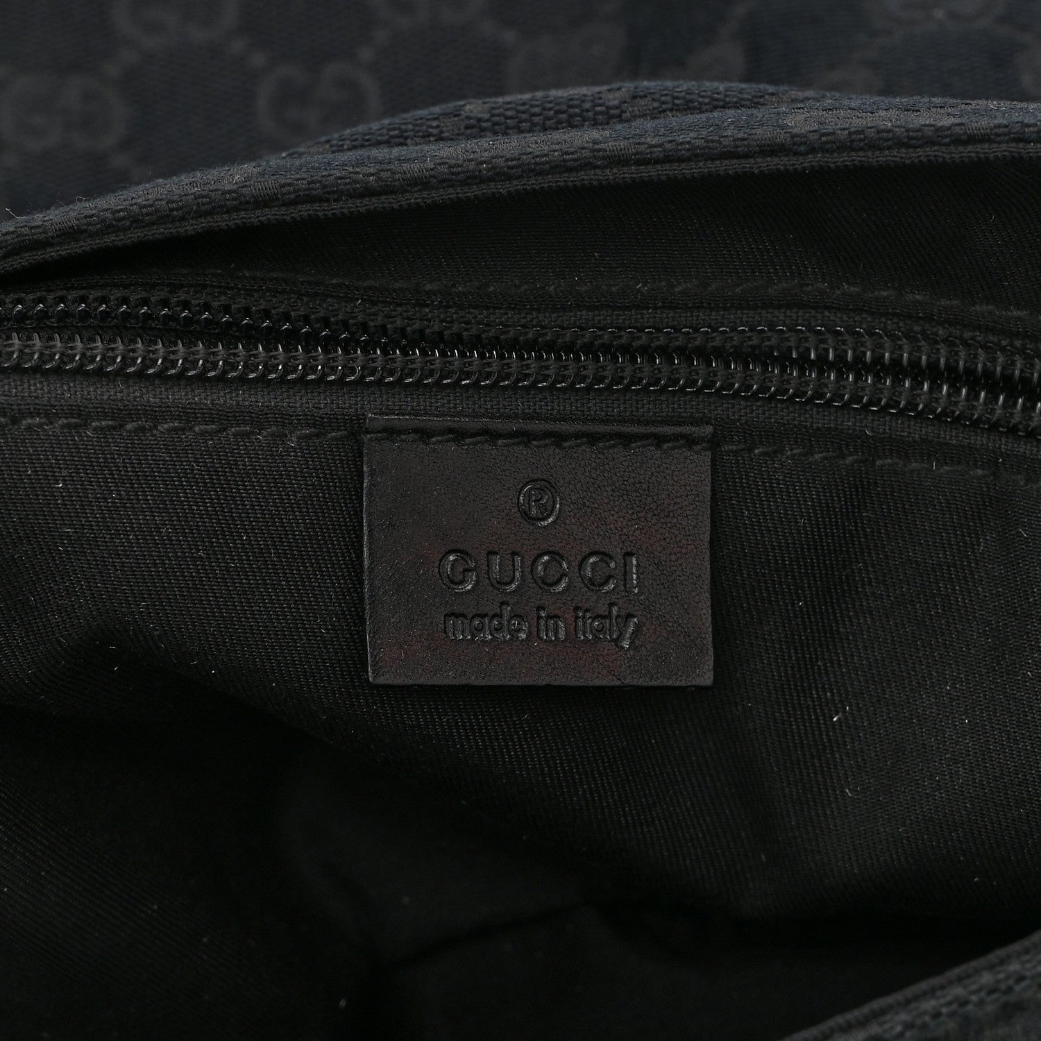 Gucci Monogram Waist Belt Bag Black 6 of 10
