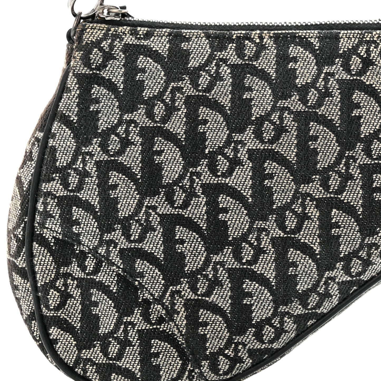 Monogram Mini Saddle Pochette Black