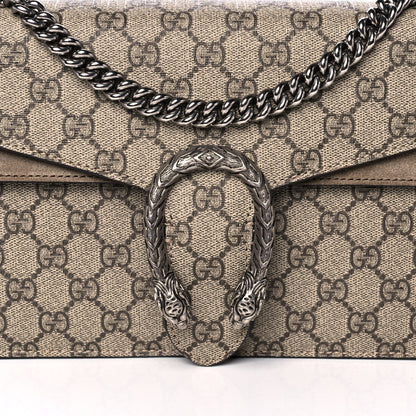 Gucci GG Supreme Monogram Small Dionysus Shoulder Bag Taupe 8 of 12