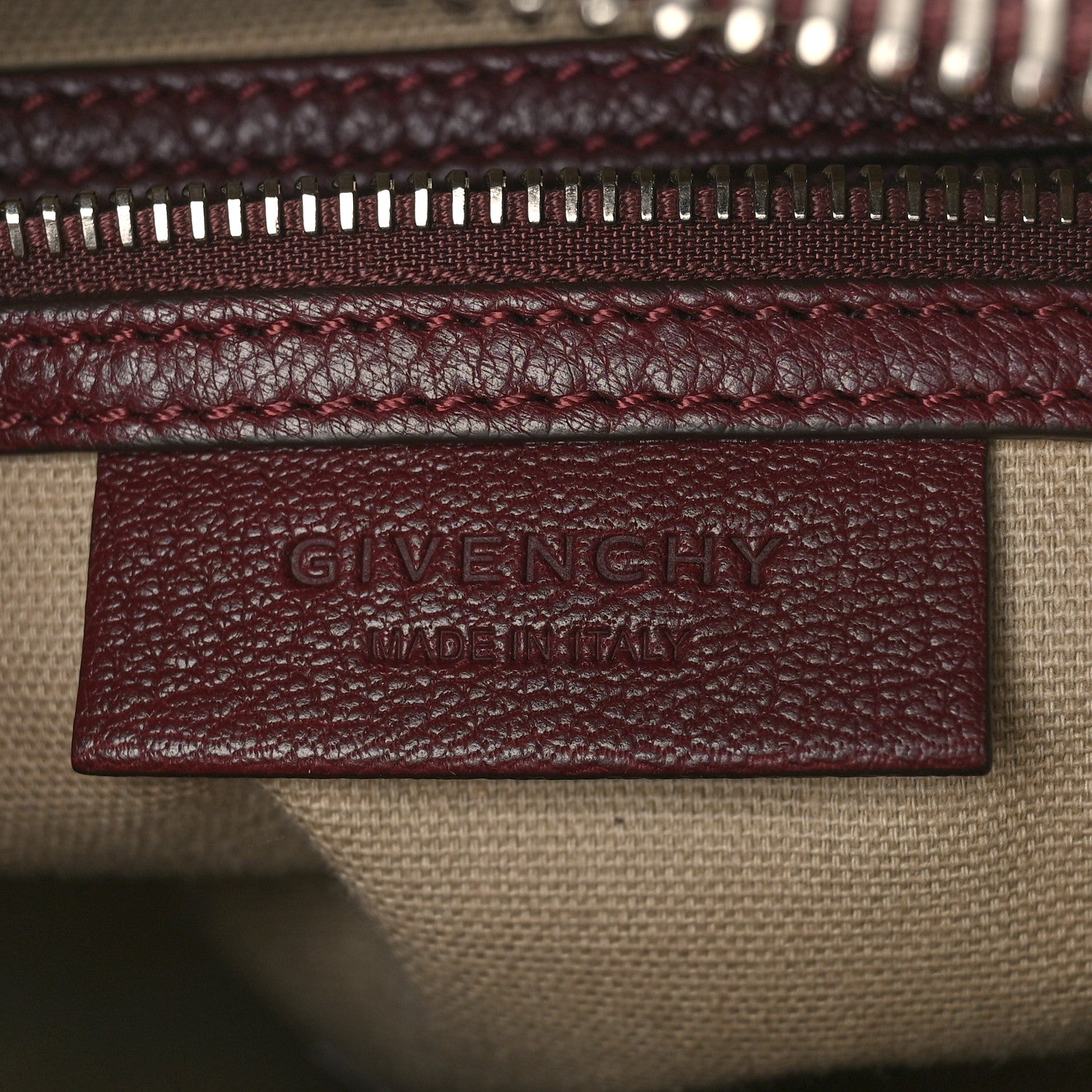 Givenchy Sugar Goatskin Small Antigona Oxblood 6 of 8