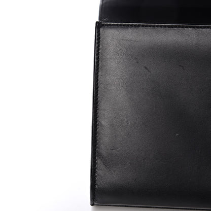 Saint Laurent Calfskin Classic Monogram Tassel Clutch Black 17 of 19