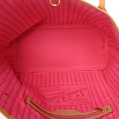 Louis Vuitton Monogram Roses Neverfull MM 5 of 9