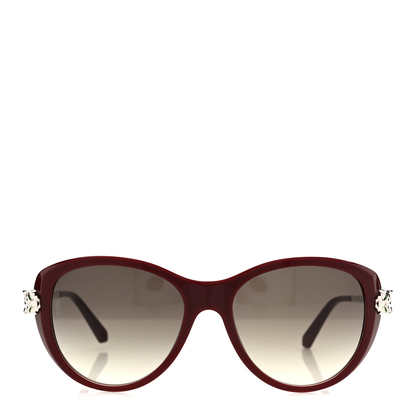 Panthere Wild De Cartier Sunglasses Burgundy