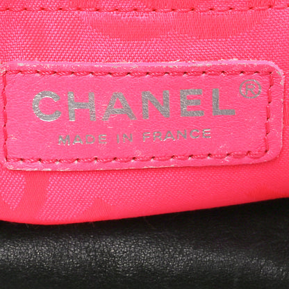 Chanel Calfskin Quilted Large Cambon Bowler Black 6 of 10