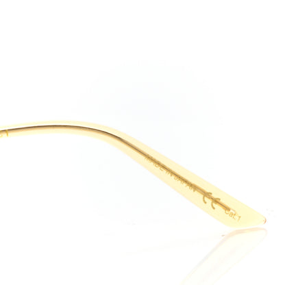 Gucci Metal Aviator Sunglasses GG0356S Gold 6 of 8